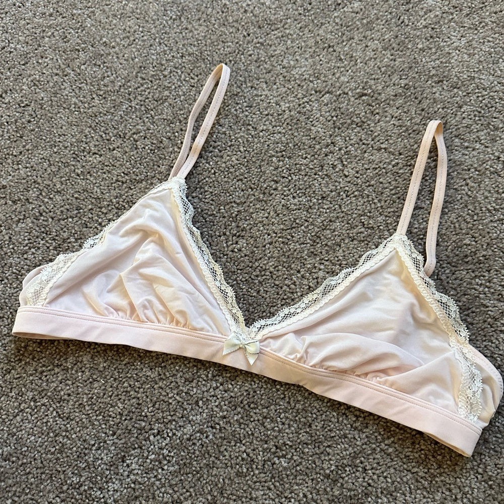 Betsey Johnson Light Pink Bralette